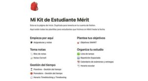 Las Mejores Plantillas De Notion Para Estudiantes M Rit